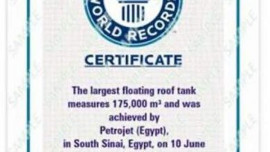 قطاع البترول المصري يدخل موسوعة جينيس للأرقام القياسية