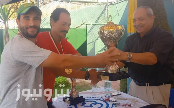 فريق الإسكندرية للبترول يحصل على كأس بطولة التنس الأرضي