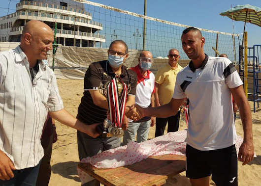 فريق مصر للبترول يفوز بالميدالية الفضية للكرة الطائرة الشاطئية عمومي