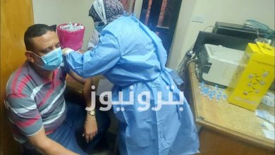 تطعيم العاملين بمنطقة بورسعيد