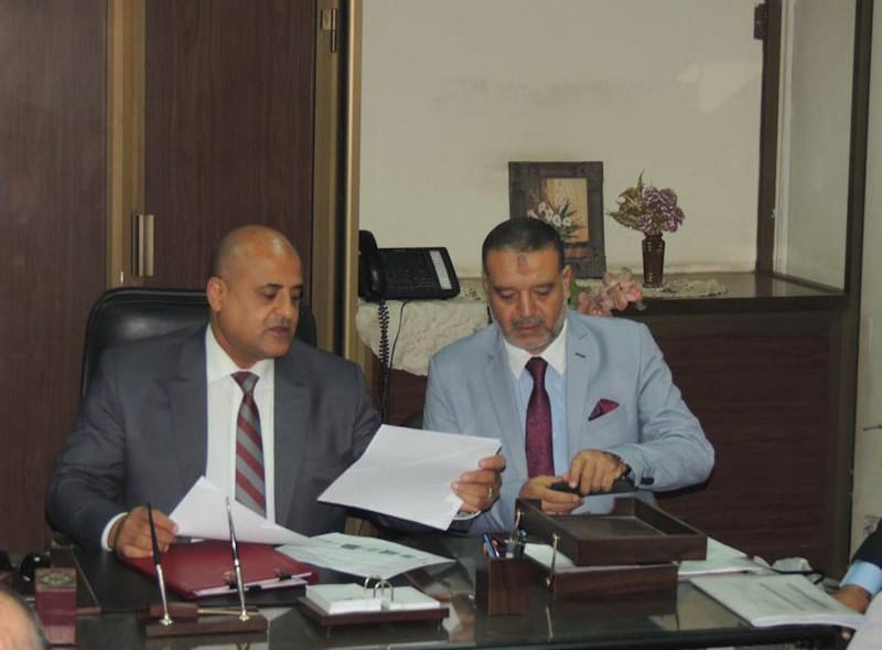 الدكتور حامد هميمي خلال الاجتماع