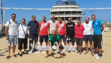 الأسكندرية للبترول كرة شاطئية 40 سنة