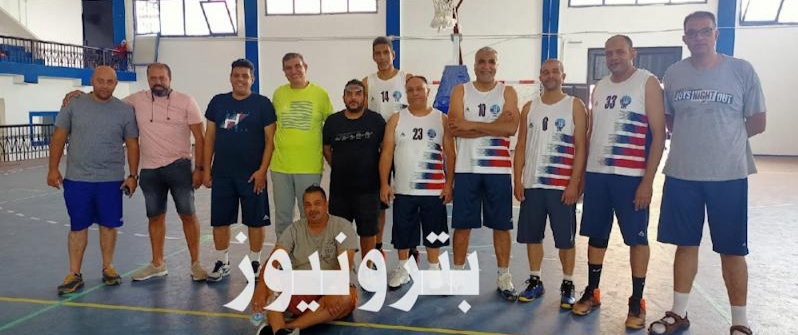 فريق الإسكندرية للبترول لكرة السلة ٤٥ سنة