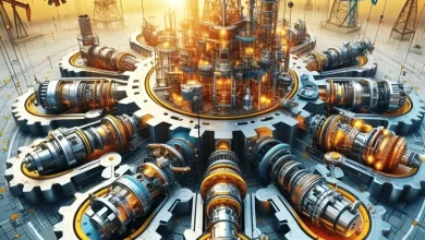 فوهة بئر النفط والغاز