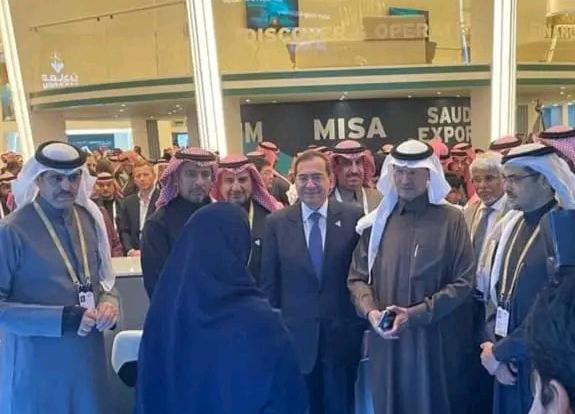 وزيرا البترول المصري والسعودي يتفقدان معرض التعدين الدولي