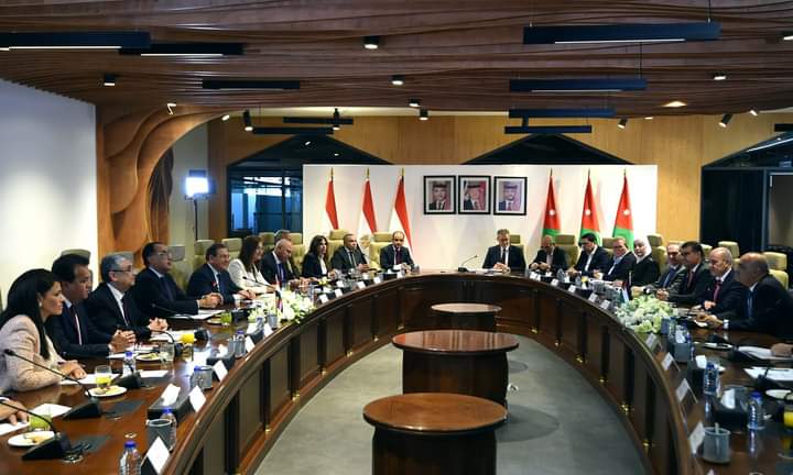 اجتماع اللجنة العليا المصرية الأردنية