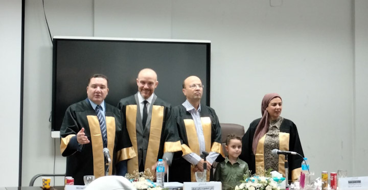 حصول الزميل " عماد حمدي " على شهادة الدكتوراة