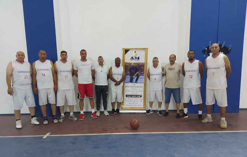 فريق كرة السلة 35 عام بشركة بترومنت 