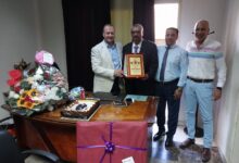 تكريم الزميل " خيري السجيني " لبلوغه قمة العطاء الوظيفي