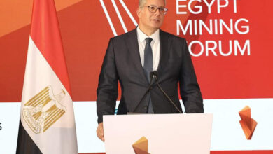 وزير البترول خلال إلقاء كلمته بمنتدى مصر للتعدين