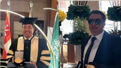 الزميل " تامر سالم " يحصل على الماجستير