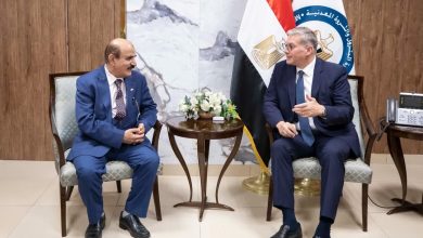 وزير البترول يلتقي رئيس شركة دراجون أويل