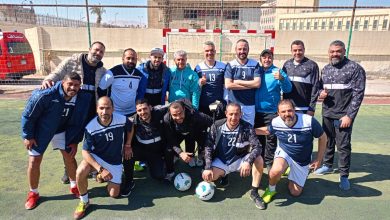 خماسي المركز الطبي للبترول يفوز على النصر للبترول