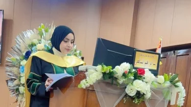 حصول الزميلة رشا الشافعي على درجة الماجستير