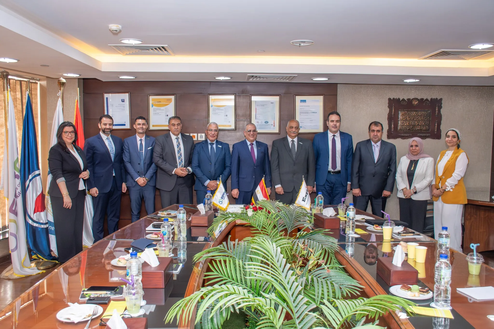 إنبى و إيبروم توقّعان اتفاقية تعاون في مجال المشروعات