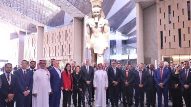 زيارة وزير البترول وكبار ضيوف منتدى التعدين للمتحف المصري الكبير