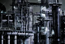 المعالجة الأولية بعد استكشاف الغاز واستخراجه