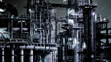 المعالجة الأولية بعد استكشاف الغاز واستخراجه