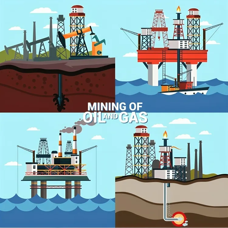 أنواع الحفر لاستكشاف الغاز