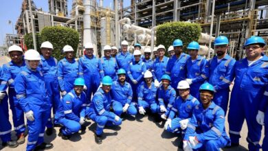 وزير البترول يتفقد وحدات شركة أنربك