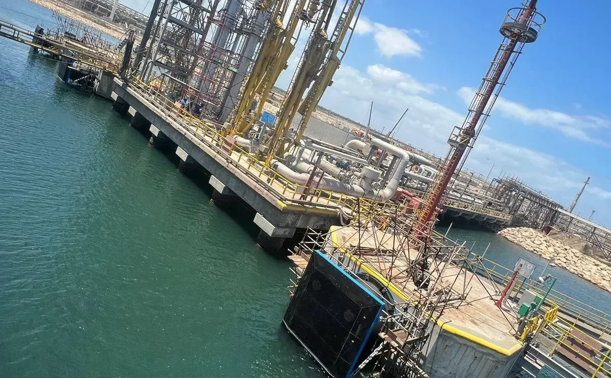خدمات البترول البحرية تنجح في تنفيذ مشروع تطوير رصيف UGD بميناء دمياط
