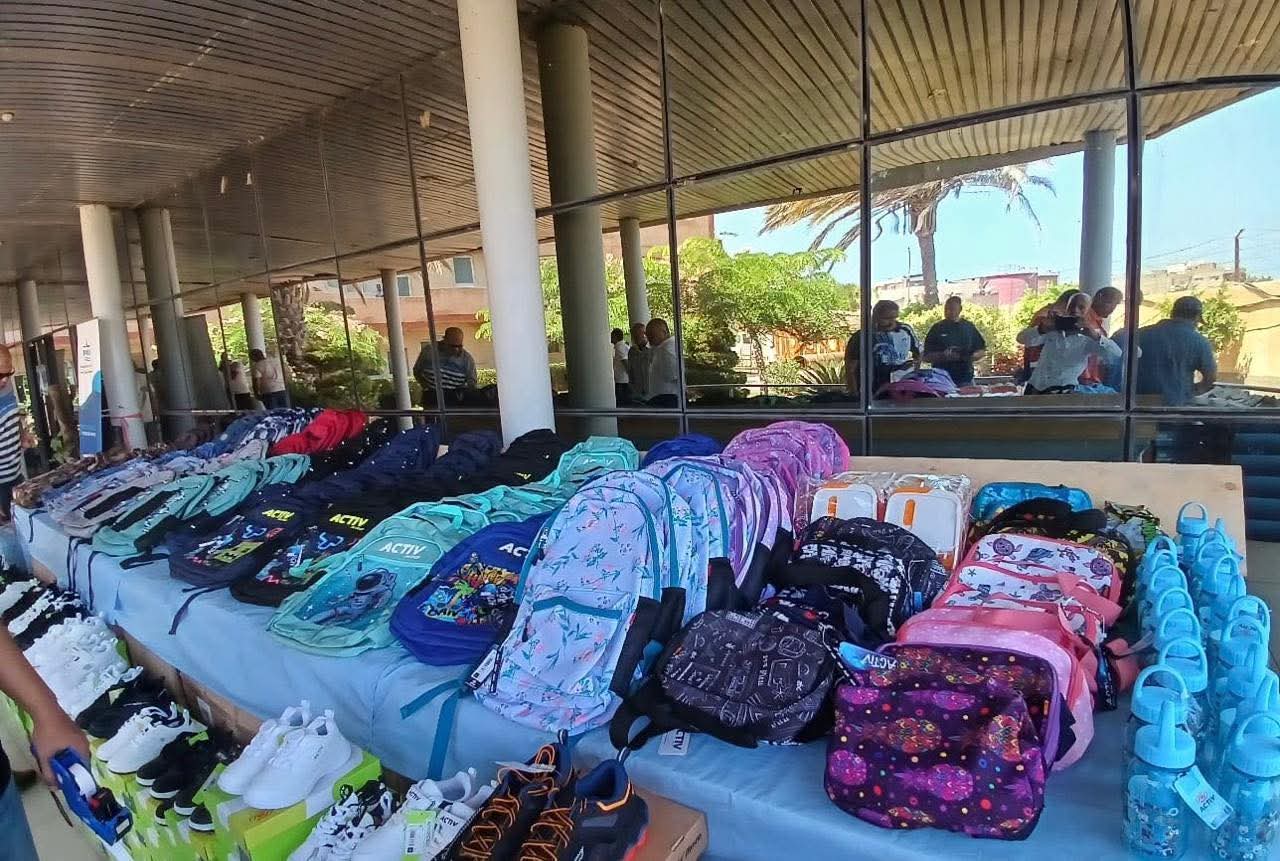 خدمات البترول البحرية تفتتح معرضها الثاني للمستلزمات المدرسية بالإسكندرية