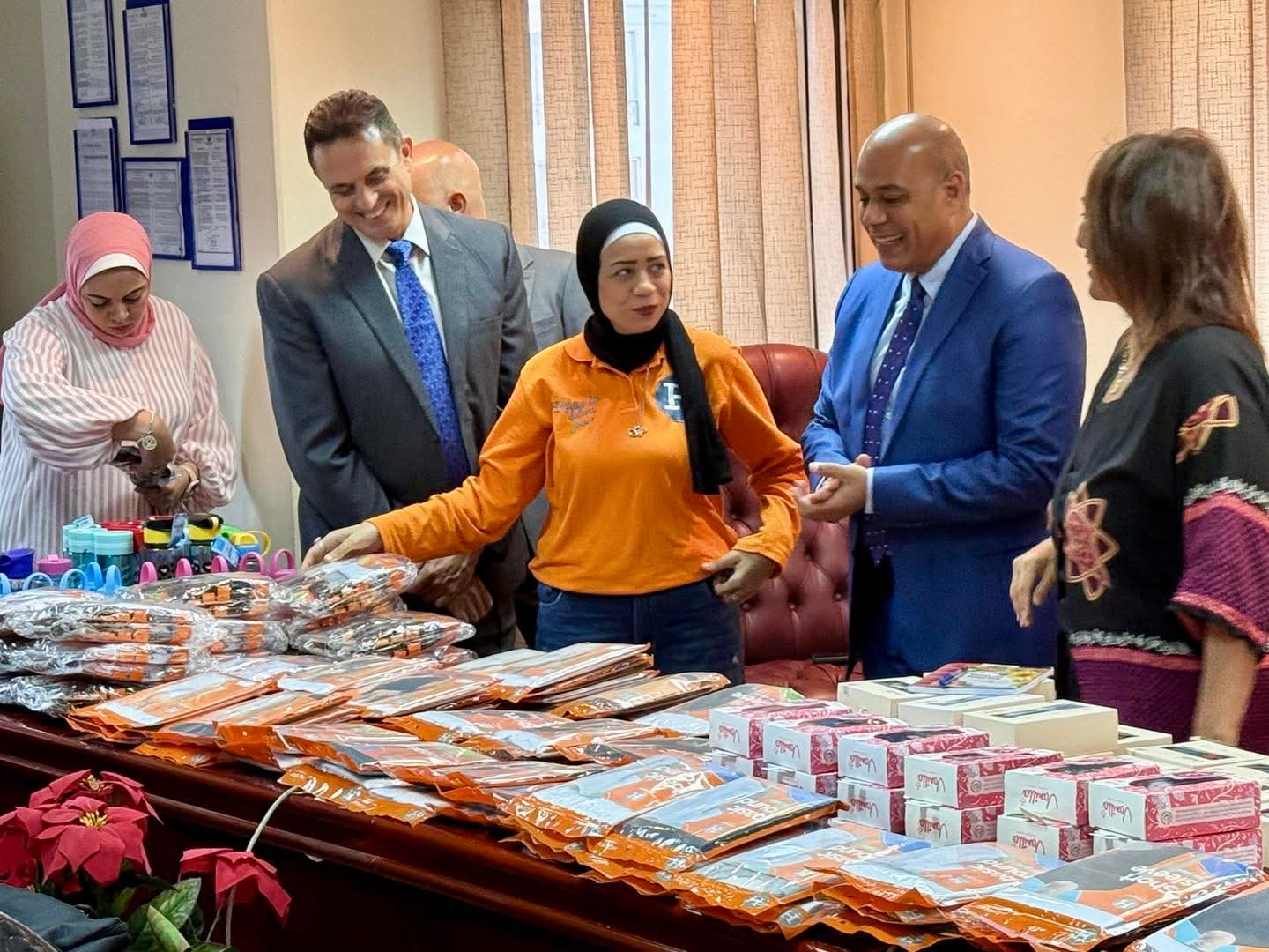 افتتاح معرض المستلزمات المدرسية للعاملين بشركة خدمات البترول البحرية