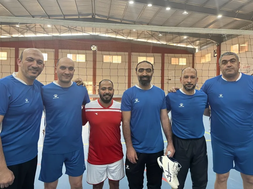 فريق الكرة الطائرة بشركة خالدة للبترول 