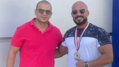 "وسام عبد الرحمن" لاعب العامرية للبترول يحصد فضية كمال الأجسام بأولمبياد الشركات