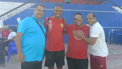 أحمد مصطفى ومصطفى فتح الله لاعبا الإسكندرية للبترول