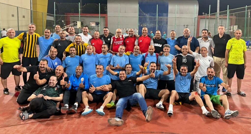 فريق كرة القدم الخماسية بشركة بتروتريد 50 عام