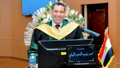 الزميل محمد زينهم يحصل على درجة الماجستير