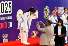 نجلة الزميل هاني عشري تفوز ببطولة إفريقيا في الكاراتيه