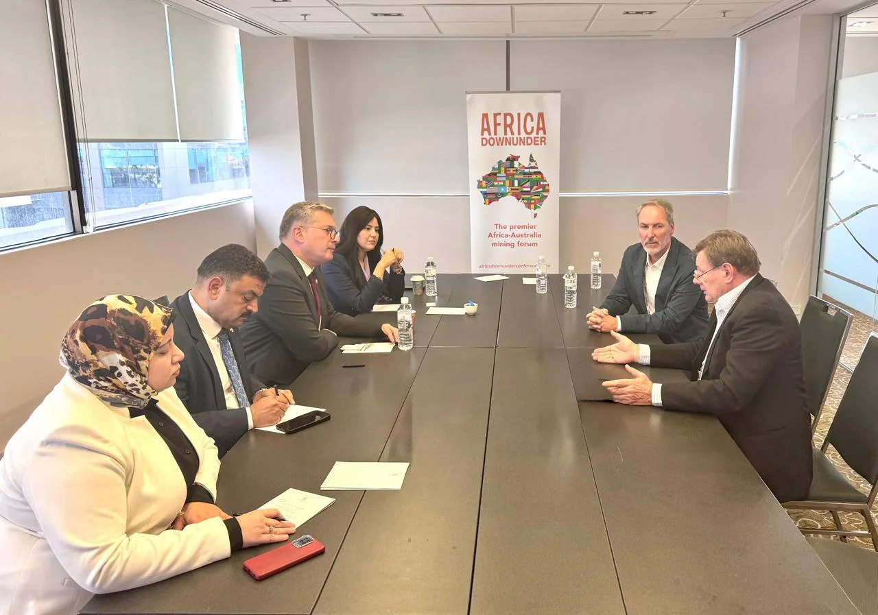 لقاءات مكثفة لوزير البترول في ختام المؤتمر الإفريقي الأسترالي للتعدين 