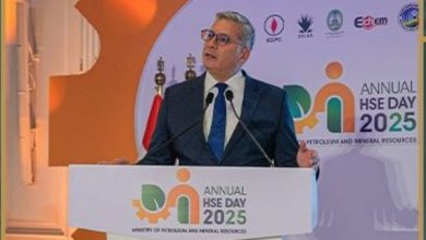 وزير البترول يشهد فعاليات يوم السلامة والصحة المهنية والبيئة