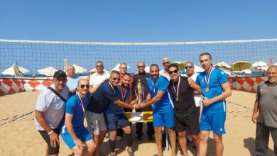 خالدة للبترول تتوج بذهبية الكرة الطائرة الشاطئية