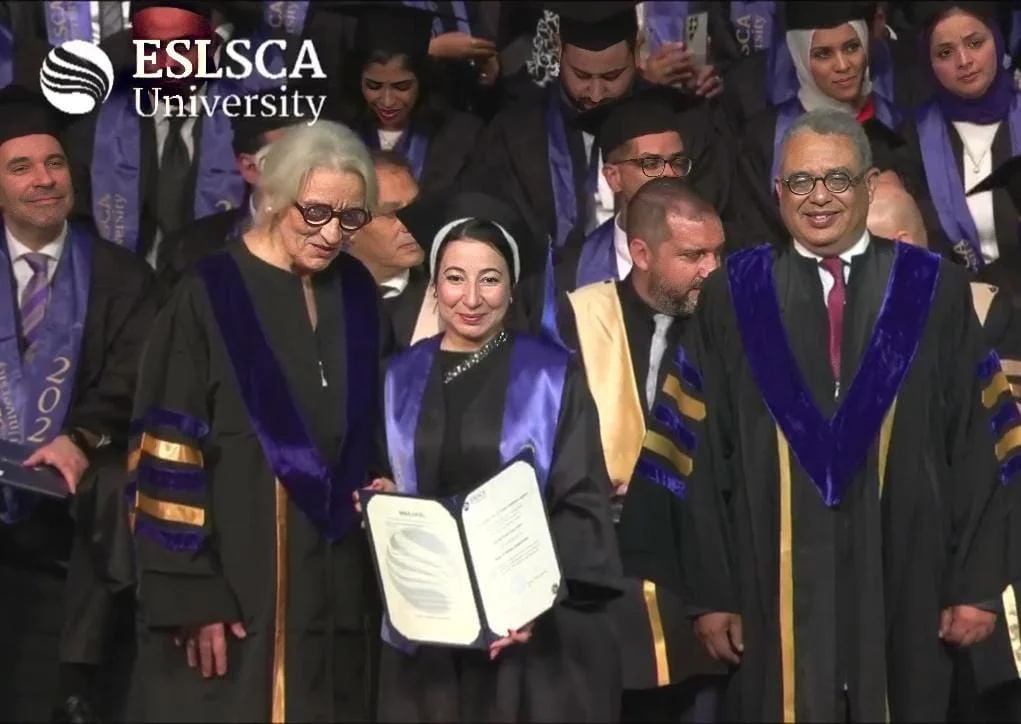 الزميلة دعاء الهلالي تحصل على درجة الماجستير