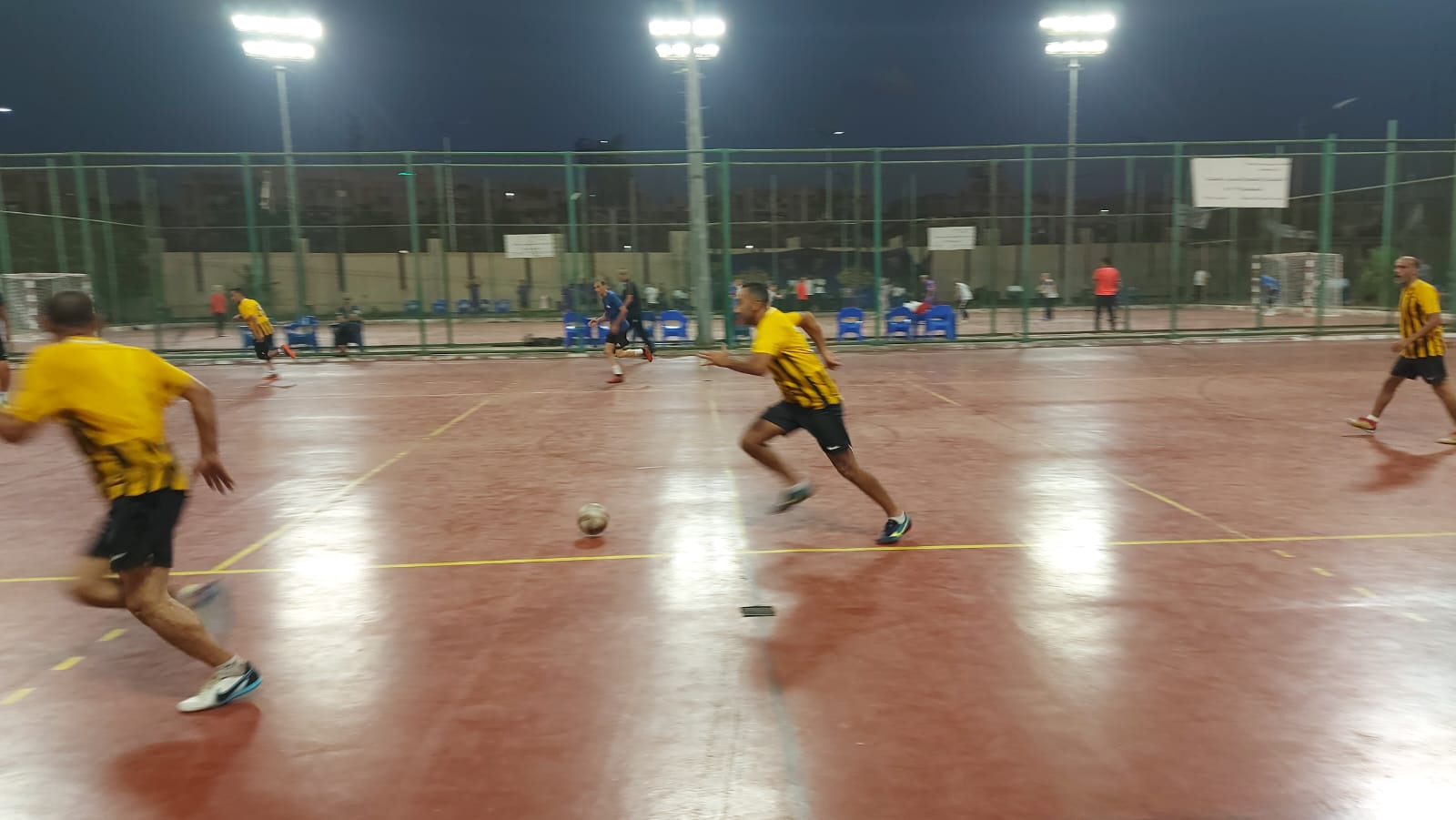 جانب من مباراة خماسي بتروتريد 50 وكهرباء المنصورة