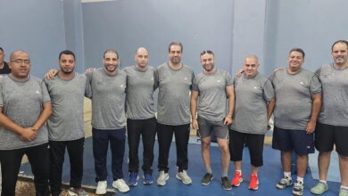 فريق تنس الطاولة بشركة صان مصر