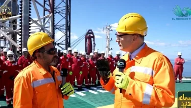 تغطية خاصة لقناة المحور لزيارة وزير البترول الميدانية للحفار البحري "القاهر 2"