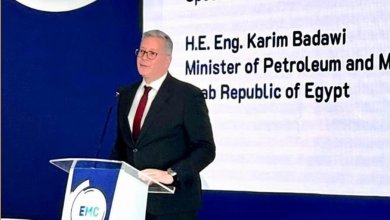 وزير البترول يشارك في افتتاح مؤتمر شرق المتوسط للطاقة بقبرص