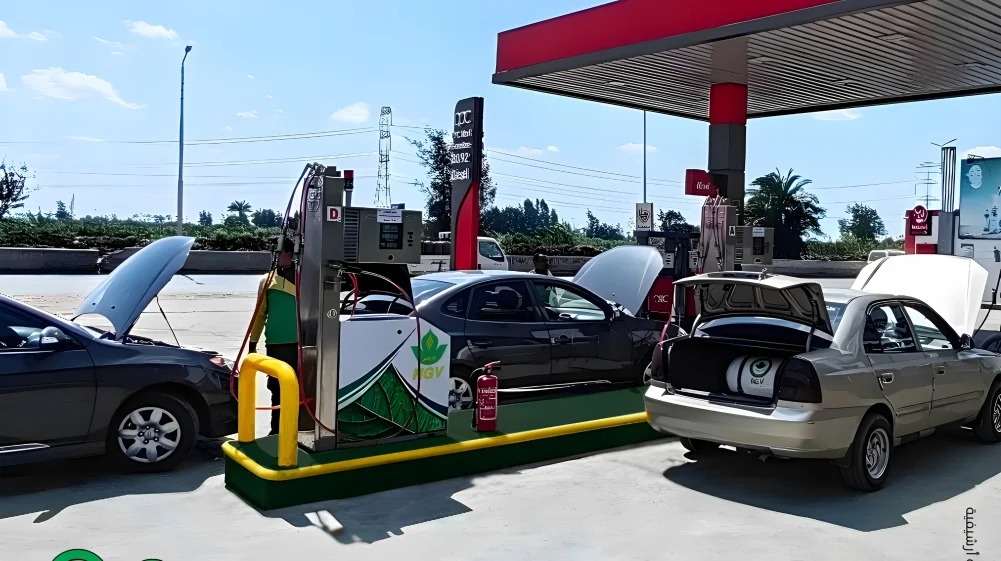 محطة كارجاس الجديدة لتموين السيارات بالغاز في محافظة الجيزة