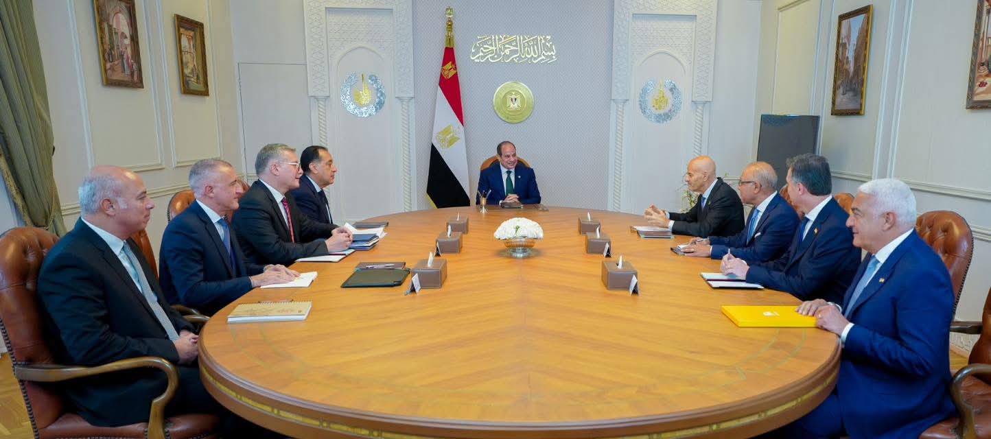 الرئيس السيسي يستقبل الرئيس التنفيذي لشركة إيني الإيطالية