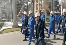 زيارة رئيس بترومنت لموقع الشركة في أنربك