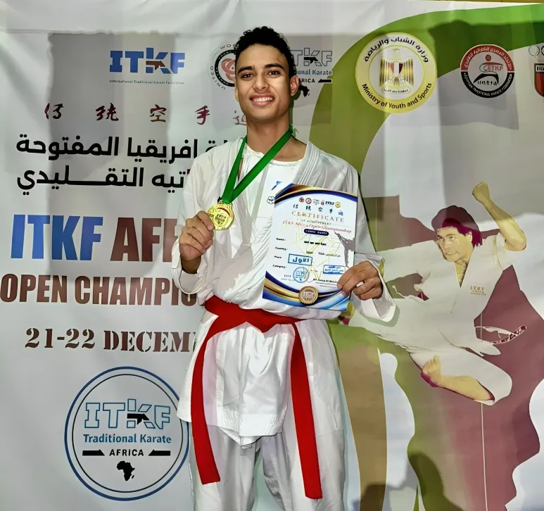 حمزة نجل الزميل أحمد سيد يتوج بذهبية الكوميتيه