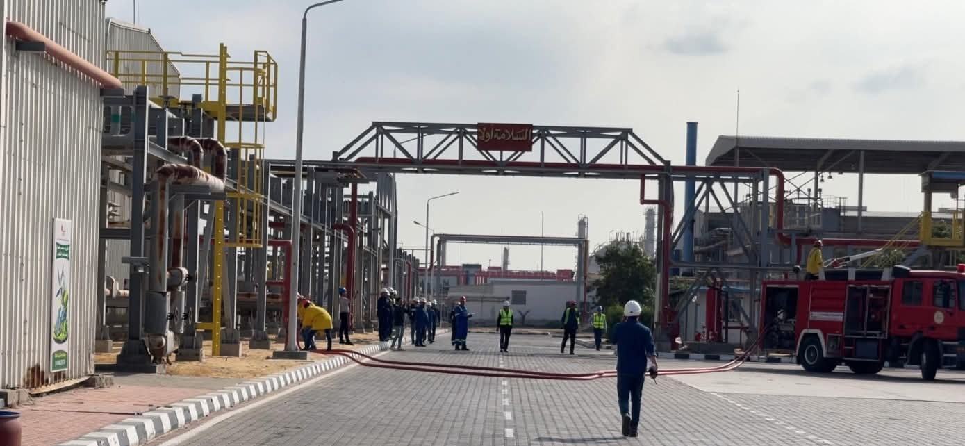 أسبك تنفّذ تجربة محاكاة ناجحة لمكافحة الحريق ضمن خطة الطوارئ السنوية بالأسكندرية
