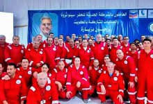 وزير البترول يستهل زيارته للكويت بلقاء العاملين بالحديثة للحفر