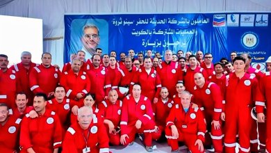 وزير البترول يستهل زيارته للكويت بلقاء العاملين بالحديثة للحفر