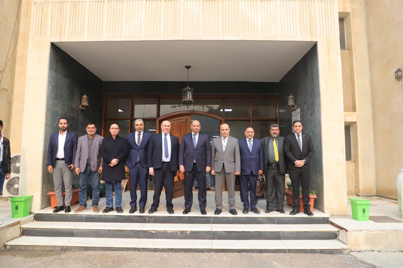 زياره وفد شركة مصر للصيانة للشركة العامة للمعدات الهندسية الثقيلة العراقية