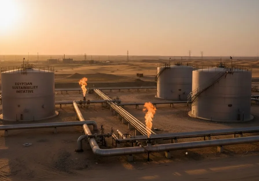 مشروعات استرجاع غاز الشعلة في مصر